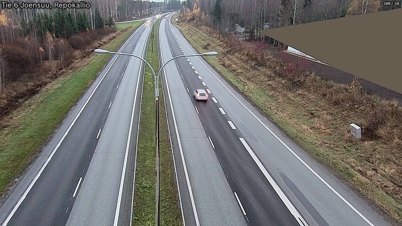 Kelikamerat Kuva Tie 6 Joensuu, Repokallio, Joensuu, Pohjois-Karjala