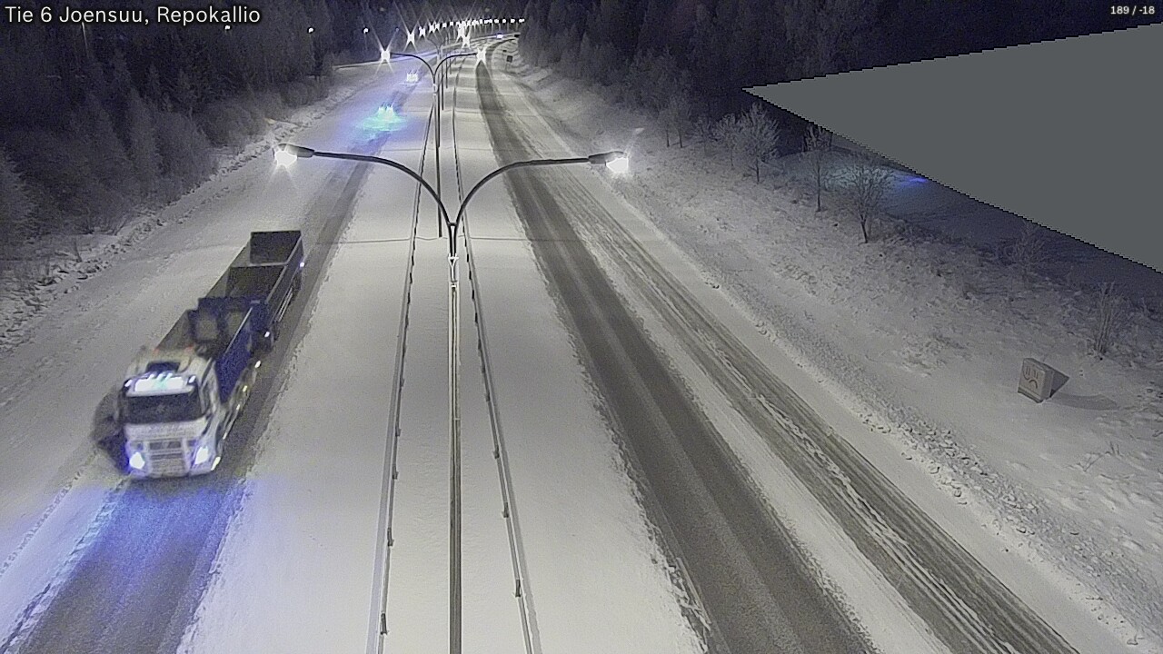 Kelikamerat Kuva Tie 6 Joensuu, Repokallio, Joensuu, Pohjois-Karjala