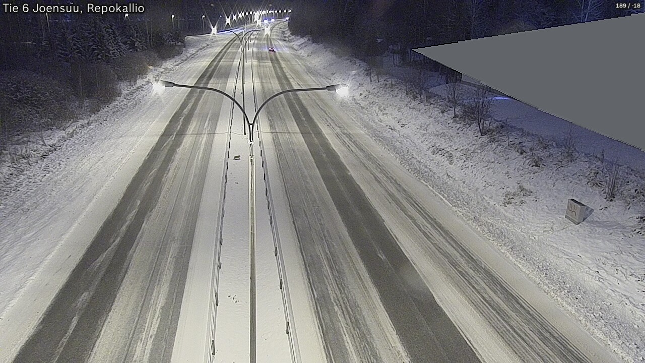 Weather Camera Image Väg 6 Joensuu, Repokallio, Joensuu, Pohjois-Karjala