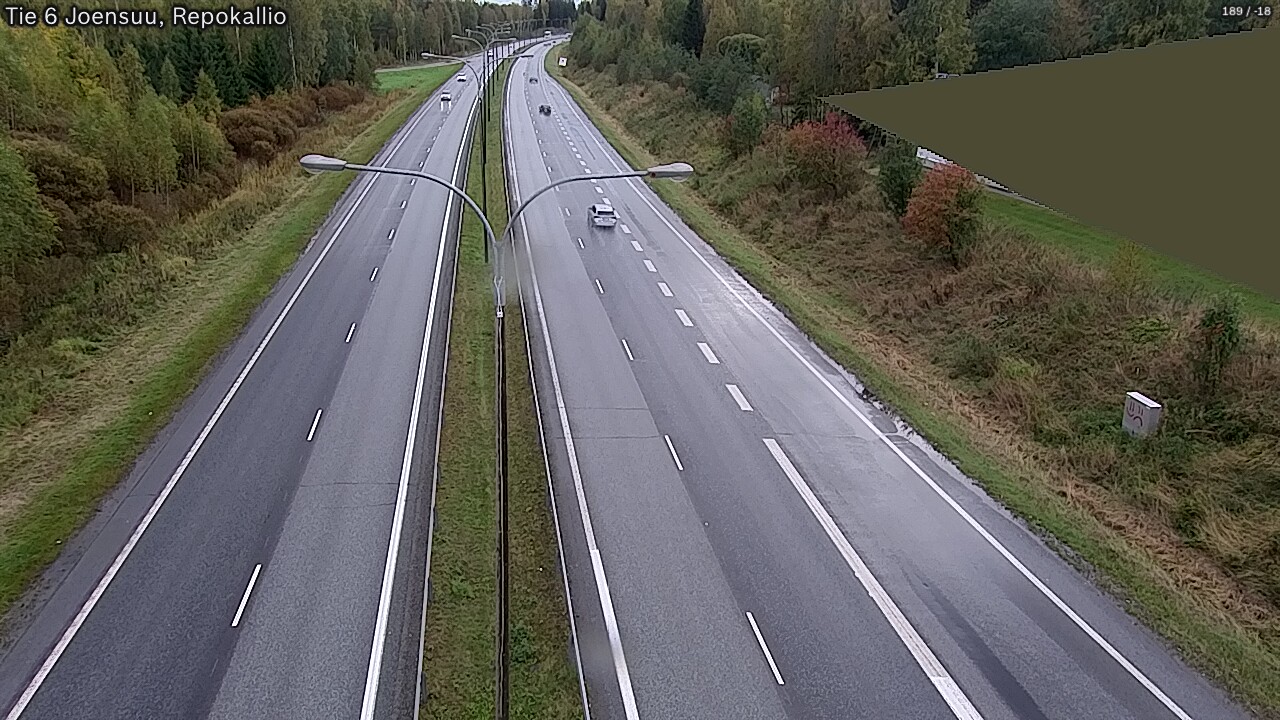 Kelikamerat Kuva Tie 6 Joensuu, Repokallio, Joensuu, Pohjois-Karjala