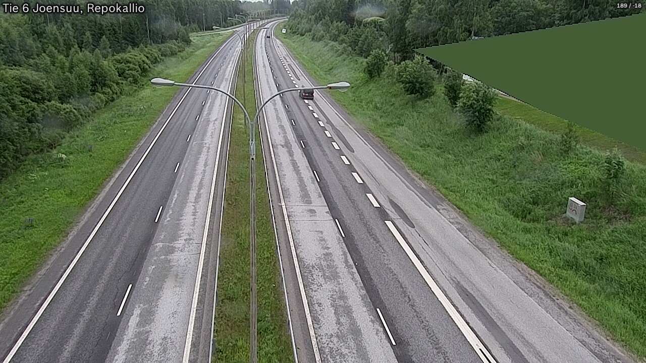 Kelikamerat Kuva Tie 6 Joensuu, Repokallio, Joensuu, Pohjois-Karjala