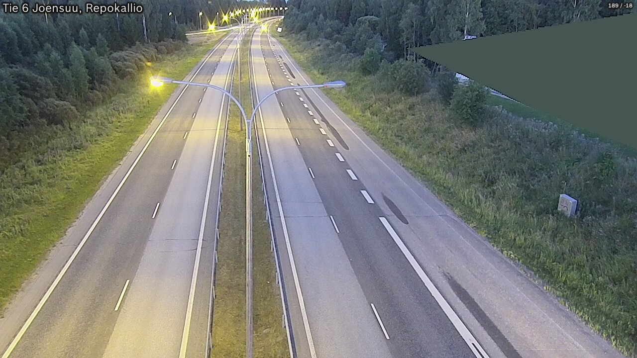 Kelikamerat Kuva Tie 6 Joensuu, Repokallio, Joensuu, Pohjois-Karjala