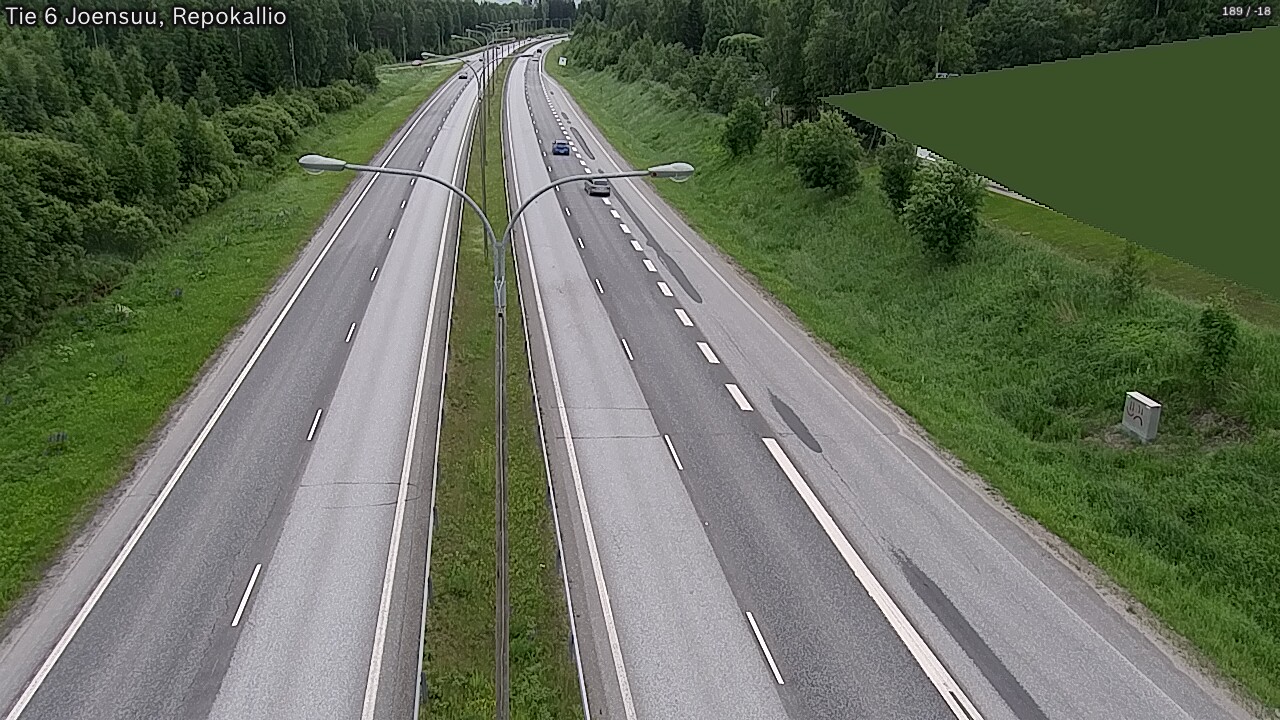 Kelikamerat Kuva Tie 6 Joensuu, Repokallio, Joensuu, Pohjois-Karjala