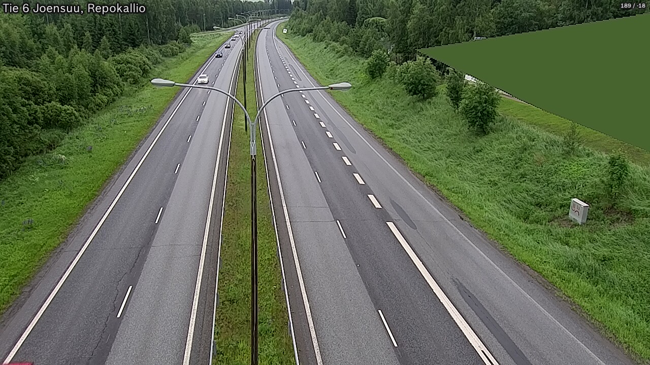 Kelikamerat Kuva Tie 6 Joensuu, Repokallio, Joensuu, Pohjois-Karjala