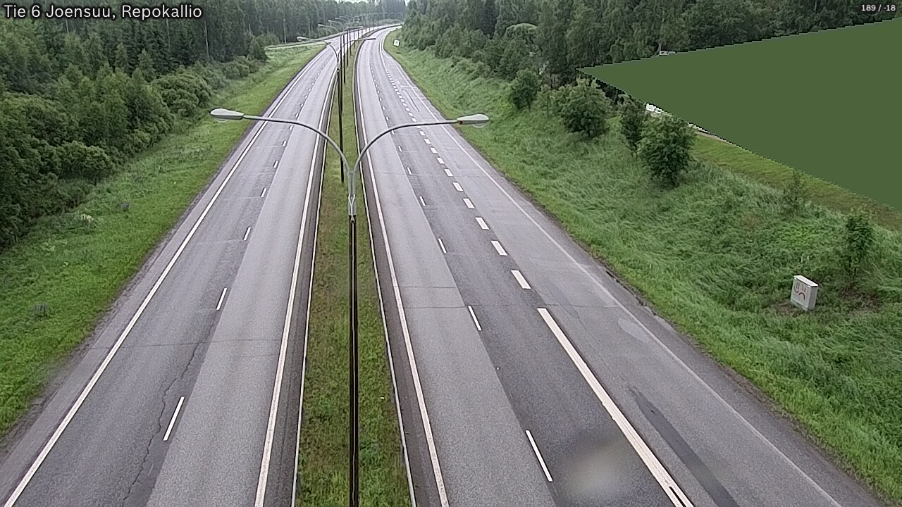 Kelikamerat Kuva Tie 6 Joensuu, Repokallio, Joensuu, Pohjois-Karjala