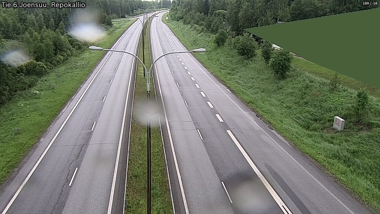 Kelikamerat Kuva Tie 6 Joensuu, Repokallio, Joensuu, Pohjois-Karjala