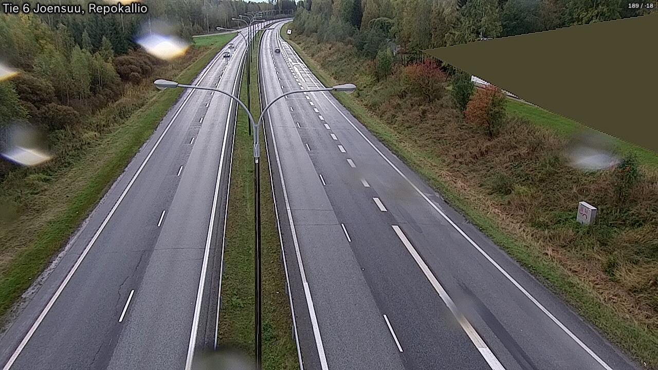 Weather Camera Image Road 6 Joensuu, Repokallio, Joensuu, Pohjois-Karjala