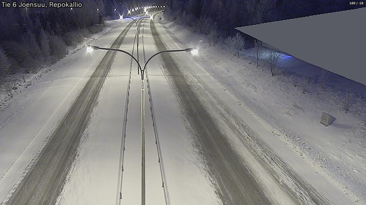 Kelikamerat Kuva Tie 6 Joensuu, Repokallio, Joensuu, Pohjois-Karjala