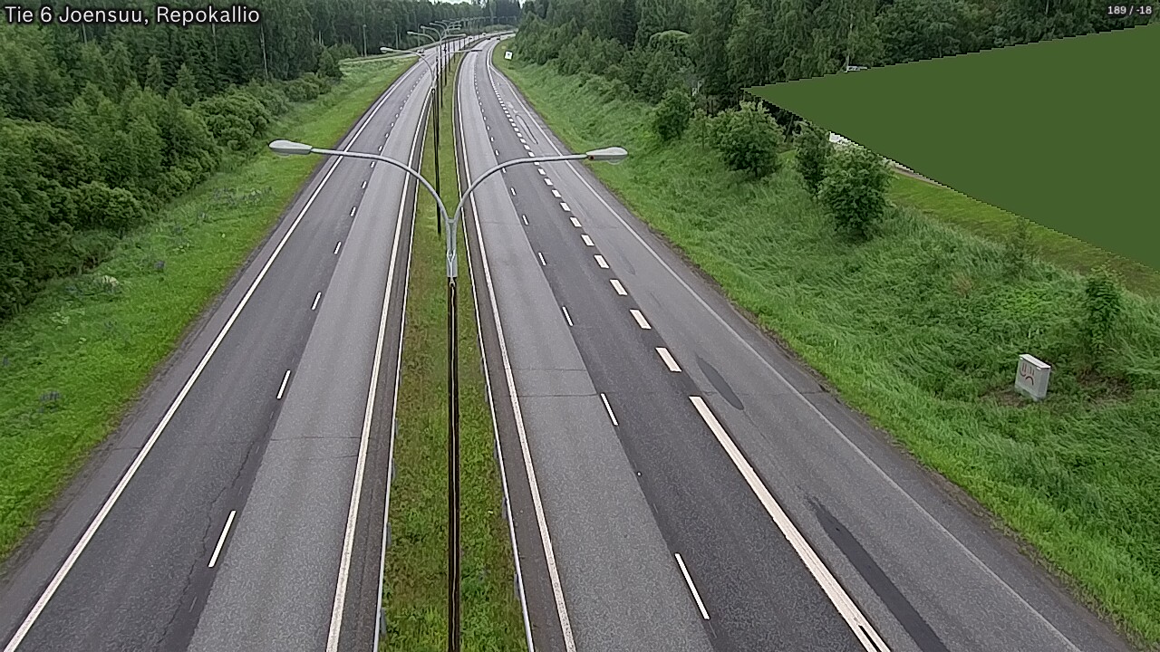 Kelikamerat Kuva Tie 6 Joensuu, Repokallio, Joensuu, Pohjois-Karjala