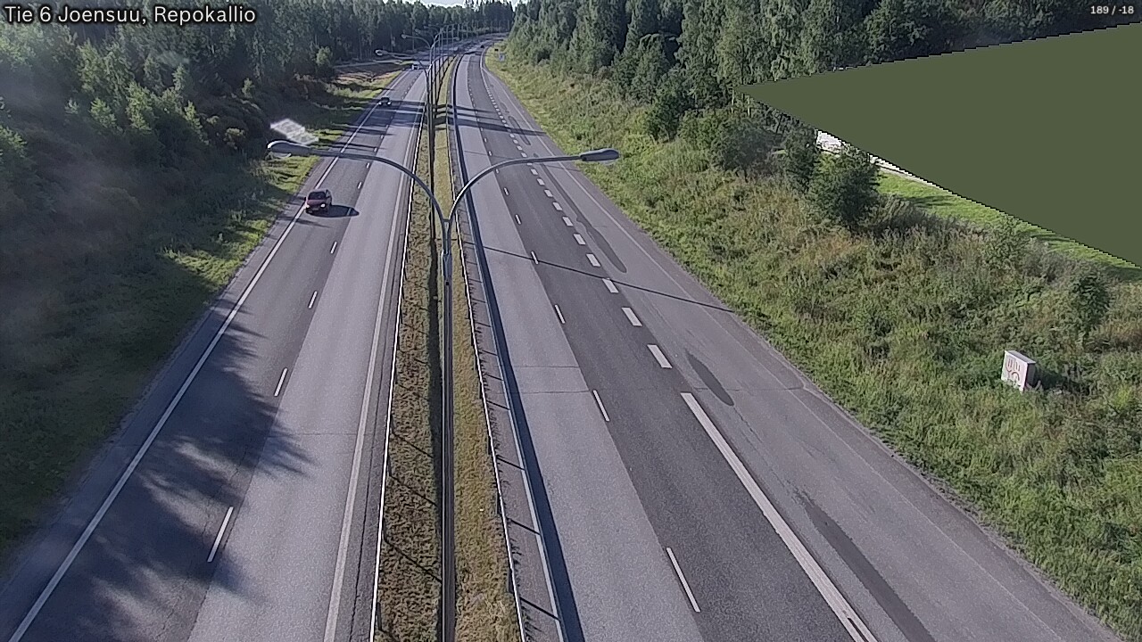 Weather Camera Image Road 6 Joensuu, Repokallio, Joensuu, Pohjois-Karjala
