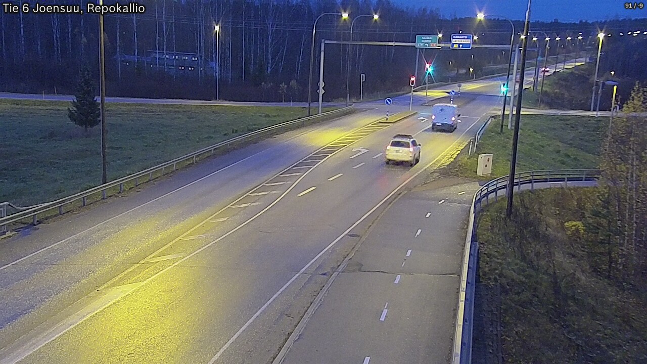 Kelikamerat Kuva Tie 6 Joensuu, Repokallio, Joensuu, Pohjois-Karjala