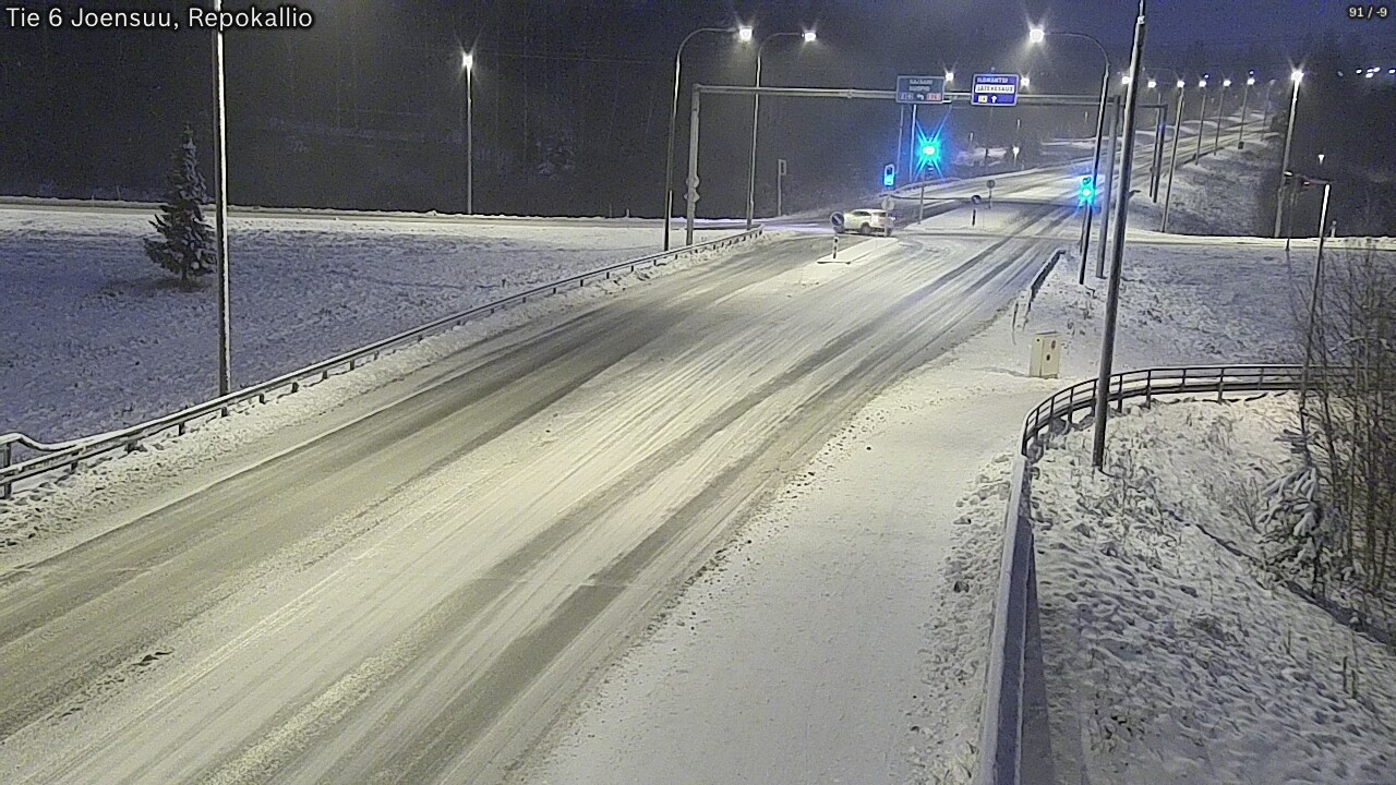 Weather Camera Image Väg 6 Joensuu, Repokallio, Joensuu, Pohjois-Karjala