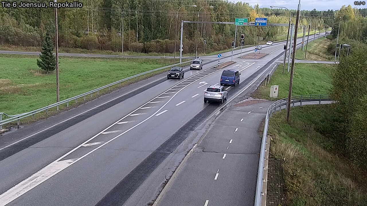 Kelikamerat Kuva Tie 6 Joensuu, Repokallio, Joensuu, Pohjois-Karjala