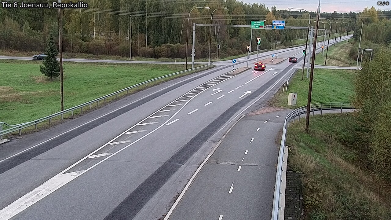 Kelikamerat Kuva Tie 6 Joensuu, Repokallio, Joensuu, Pohjois-Karjala