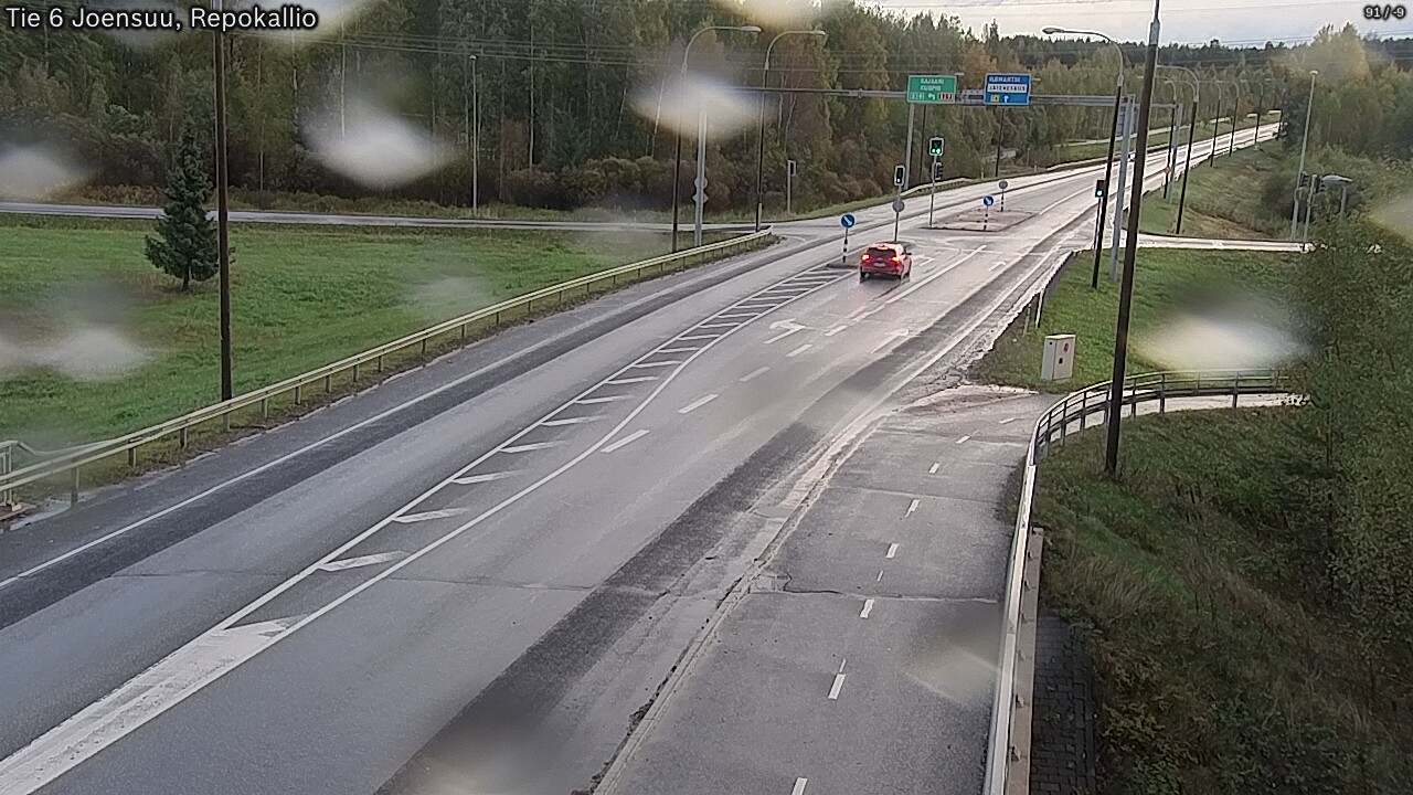 Weather Camera Image Road 6 Joensuu, Repokallio, Joensuu, Pohjois-Karjala