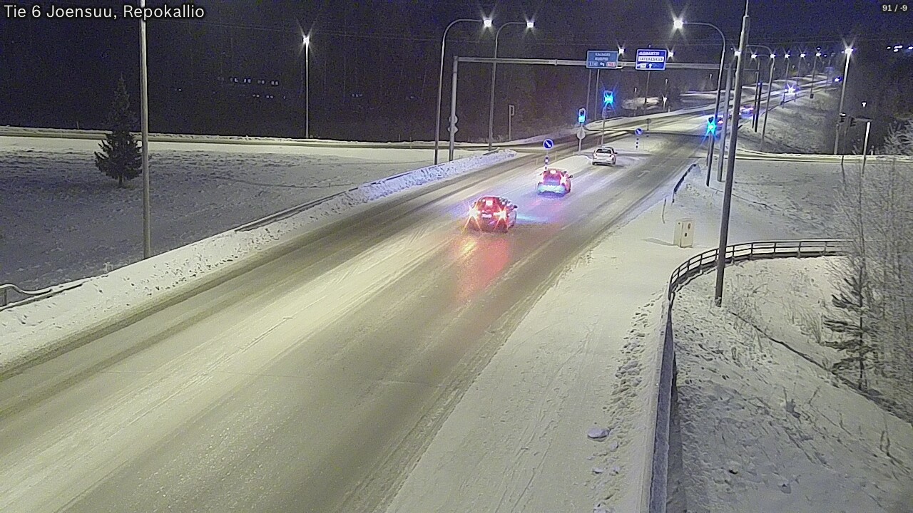 Weather Camera Image Väg 6 Joensuu, Repokallio, Joensuu, Pohjois-Karjala