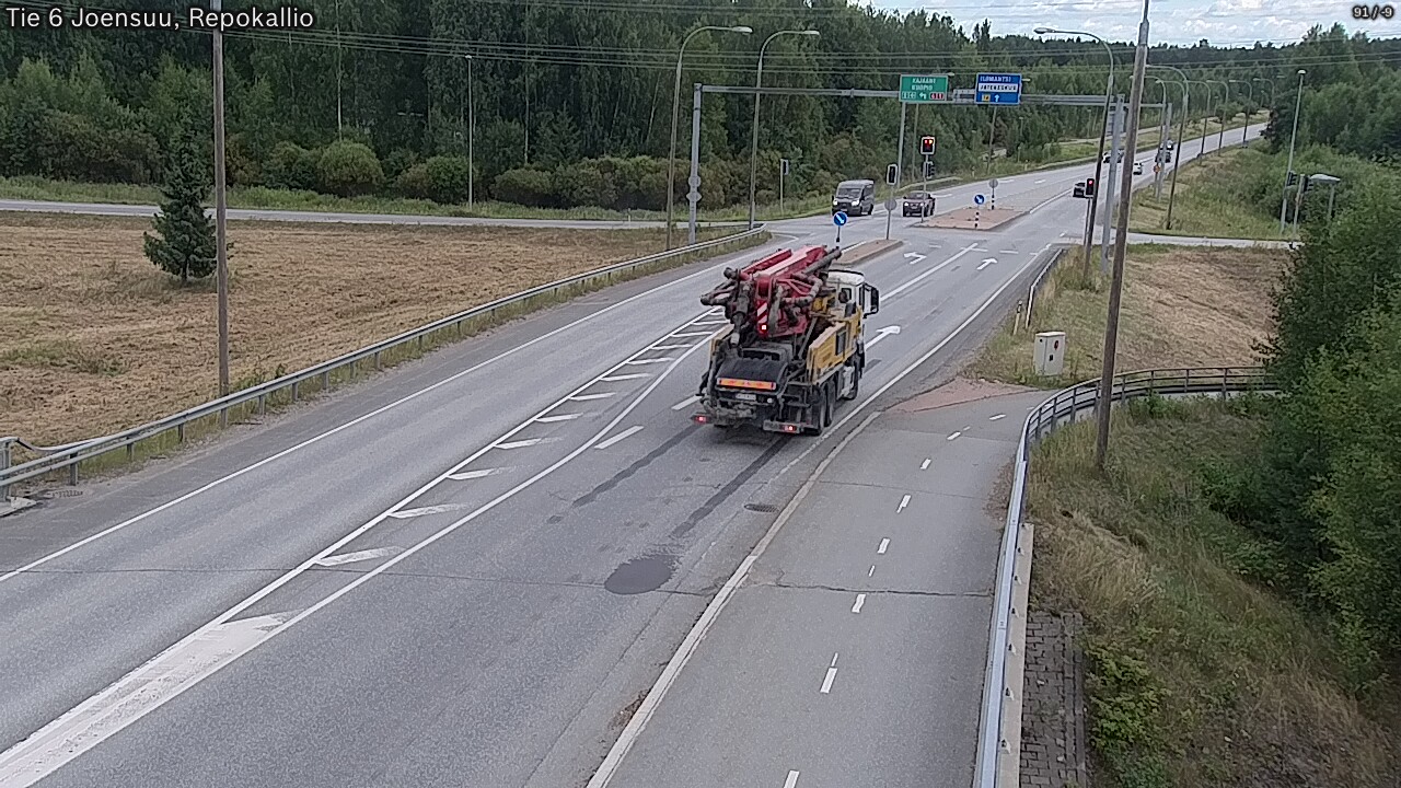 Kelikamerat Kuva Tie 6 Joensuu, Repokallio, Joensuu, Pohjois-Karjala
