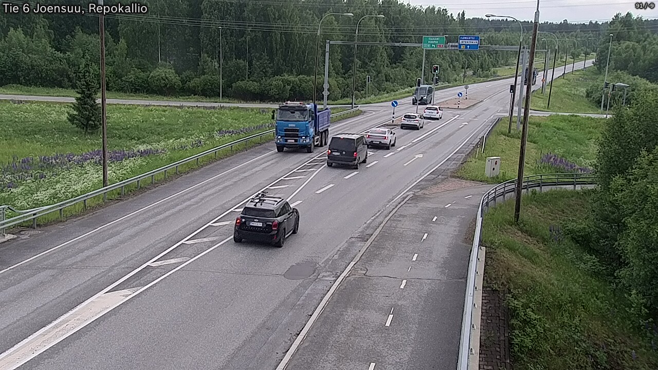 Kelikamerat Kuva Tie 6 Joensuu, Repokallio, Joensuu, Pohjois-Karjala