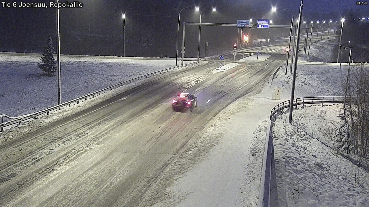 Weather Camera Image Road 6 Joensuu, Repokallio, Joensuu, Pohjois-Karjala