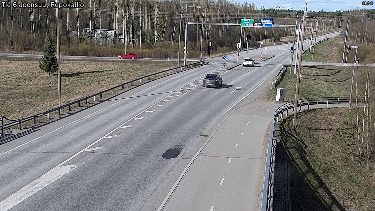 Weather Camera Image Väg 6 Joensuu, Repokallio, Joensuu, Pohjois-Karjala