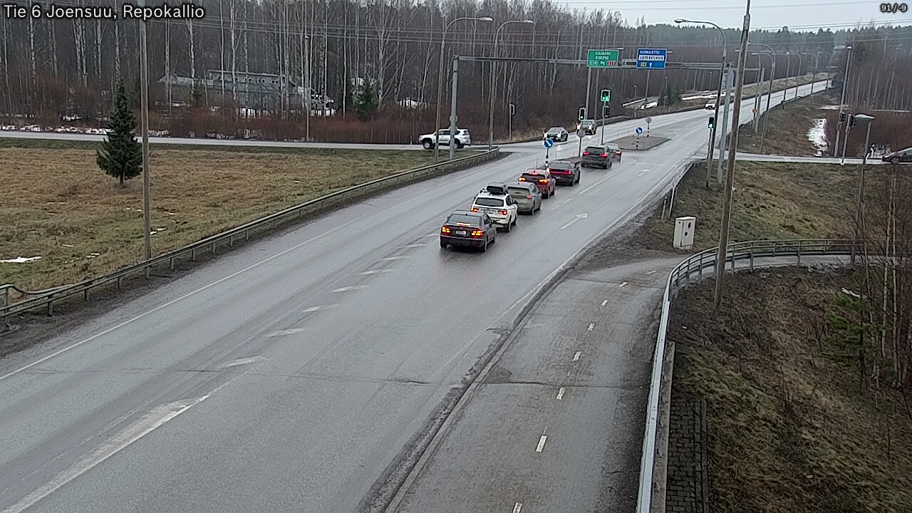 Kelikamerat Kuva Tie 6 Joensuu, Repokallio, Joensuu, Pohjois-Karjala