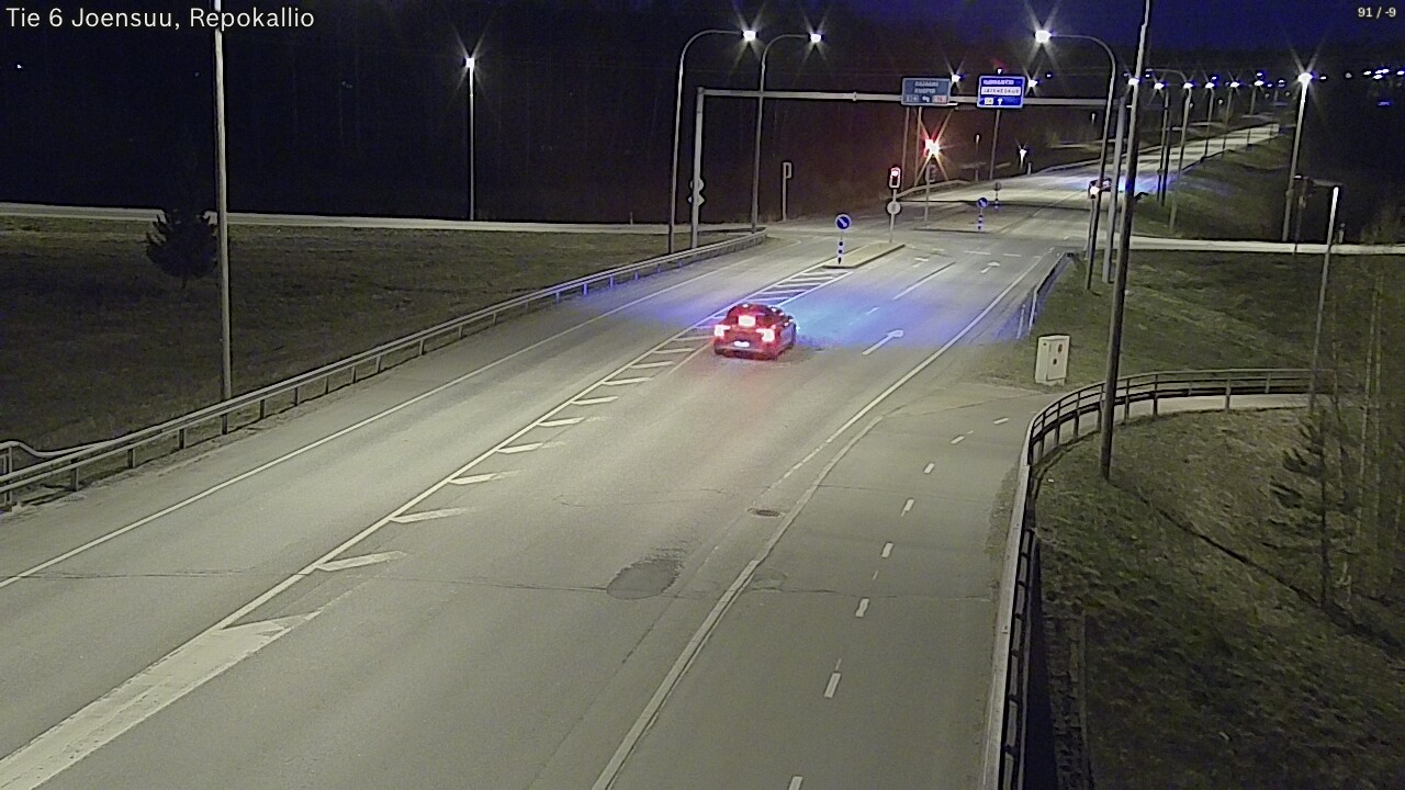 Weather Camera Image Väg 6 Joensuu, Repokallio, Joensuu, Pohjois-Karjala