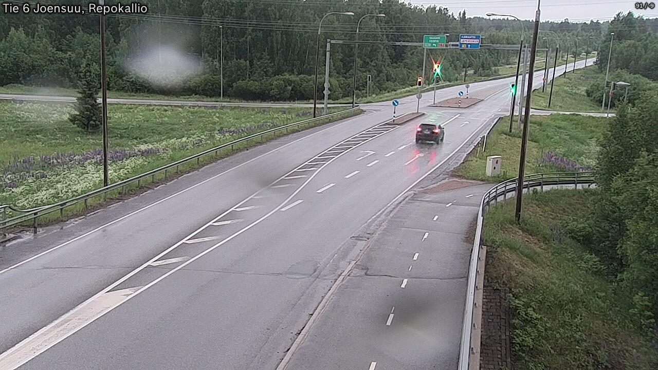 Kelikamerat Kuva Tie 6 Joensuu, Repokallio, Joensuu, Pohjois-Karjala
