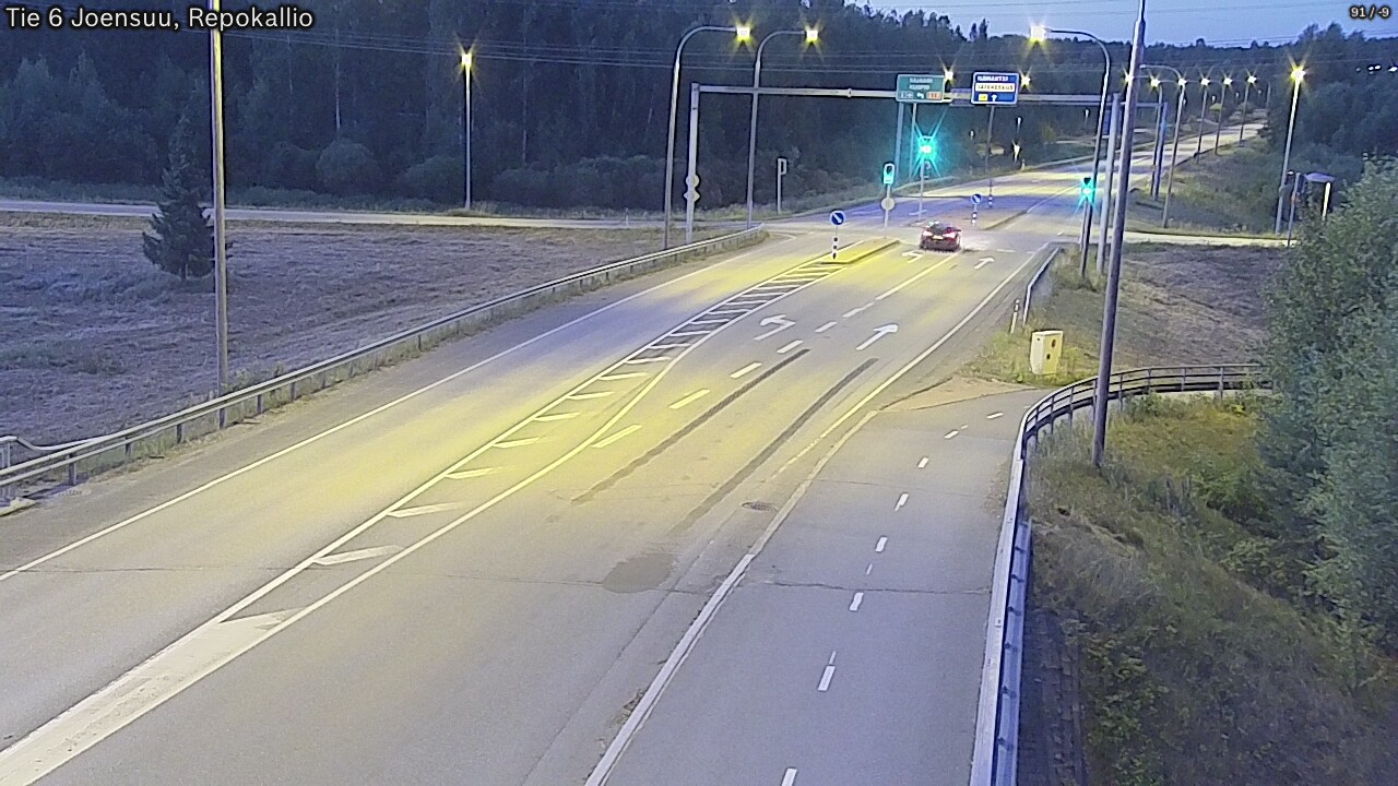 Weather Camera Image Road 6 Joensuu, Repokallio, Joensuu, Pohjois-Karjala