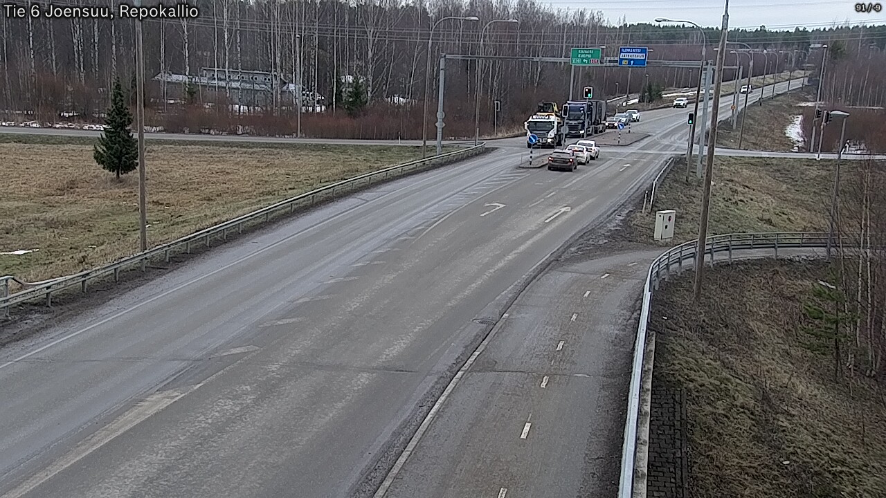 Kelikamerat Kuva Tie 6 Joensuu, Repokallio, Joensuu, Pohjois-Karjala