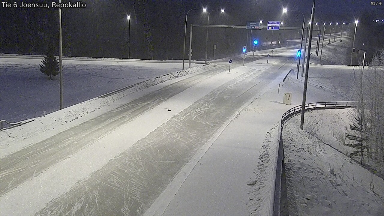 Kelikamerat Kuva Tie 6 Joensuu, Repokallio, Joensuu, Pohjois-Karjala