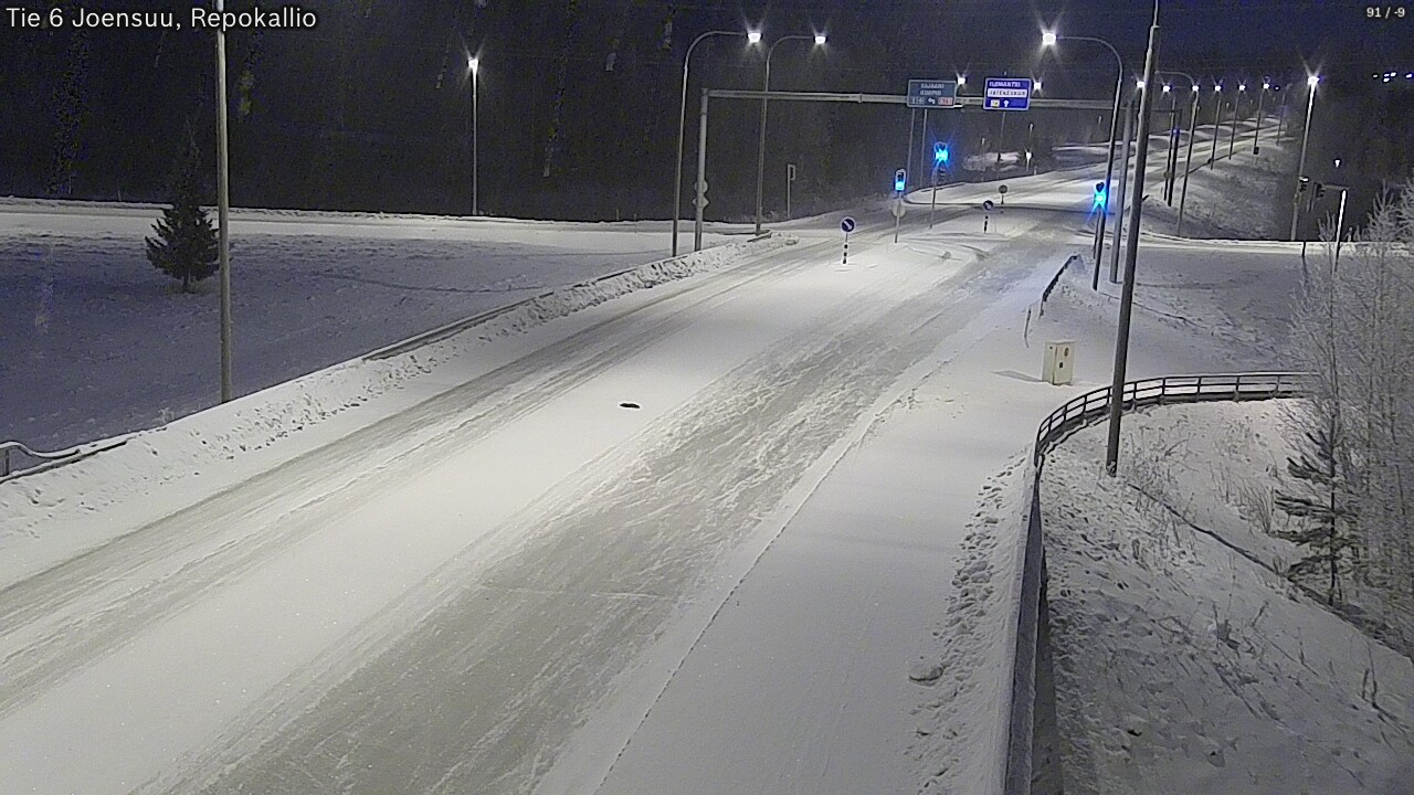 Kelikamerat Kuva Tie 6 Joensuu, Repokallio, Joensuu, Pohjois-Karjala