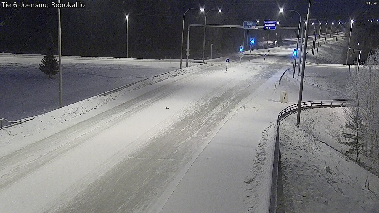 Kelikamerat Kuva Tie 6 Joensuu, Repokallio, Joensuu, Pohjois-Karjala