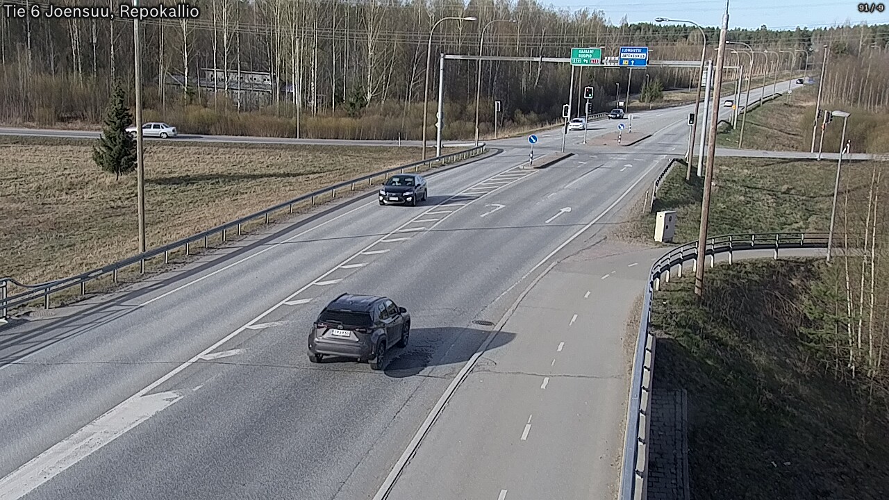 Weather Camera Image Väg 6 Joensuu, Repokallio, Joensuu, Pohjois-Karjala