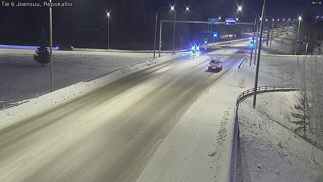 Weather Camera Image Väg 6 Joensuu, Repokallio, Joensuu, Pohjois-Karjala