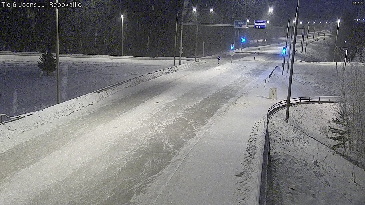 Kelikamerat Kuva Tie 6 Joensuu, Repokallio, Joensuu, Pohjois-Karjala