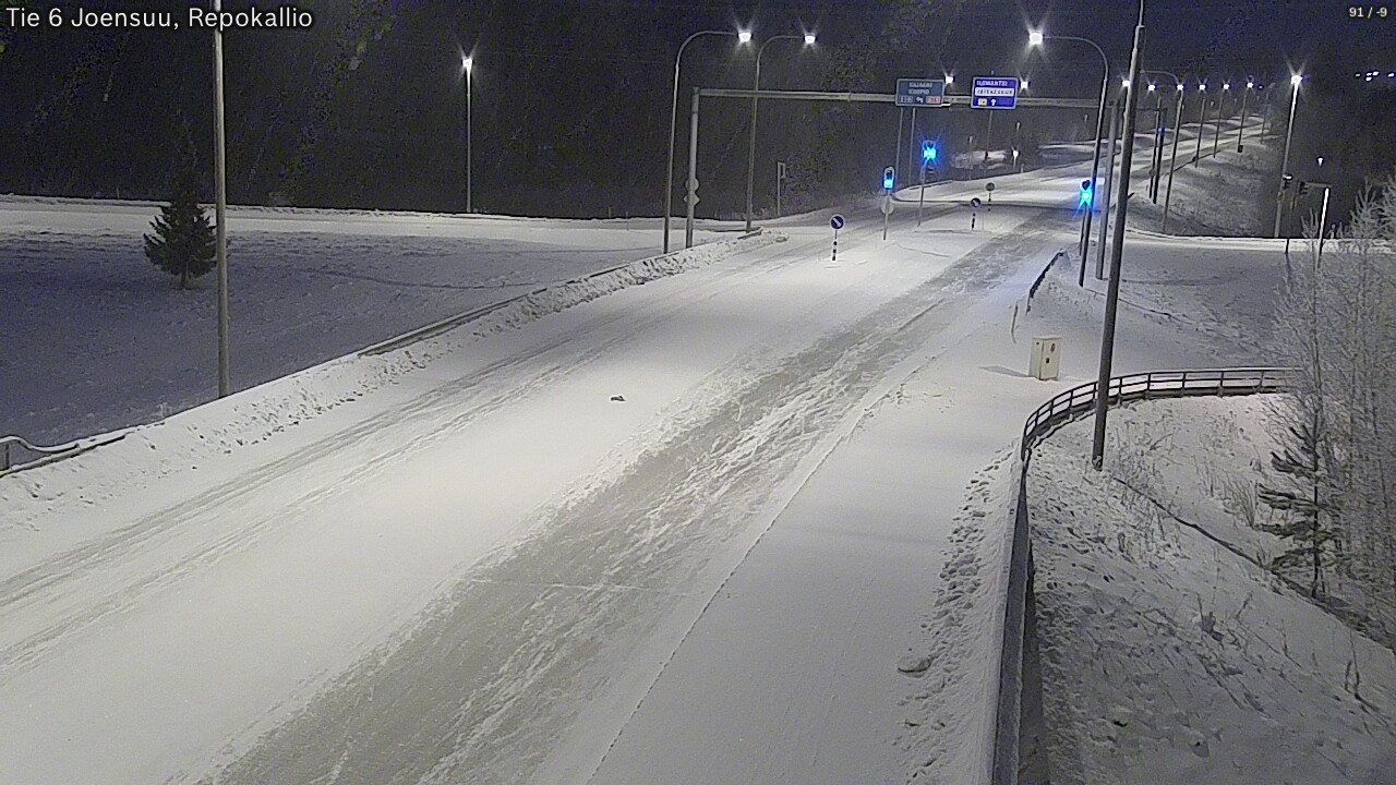 Kelikamerat Kuva Tie 6 Joensuu, Repokallio, Joensuu, Pohjois-Karjala