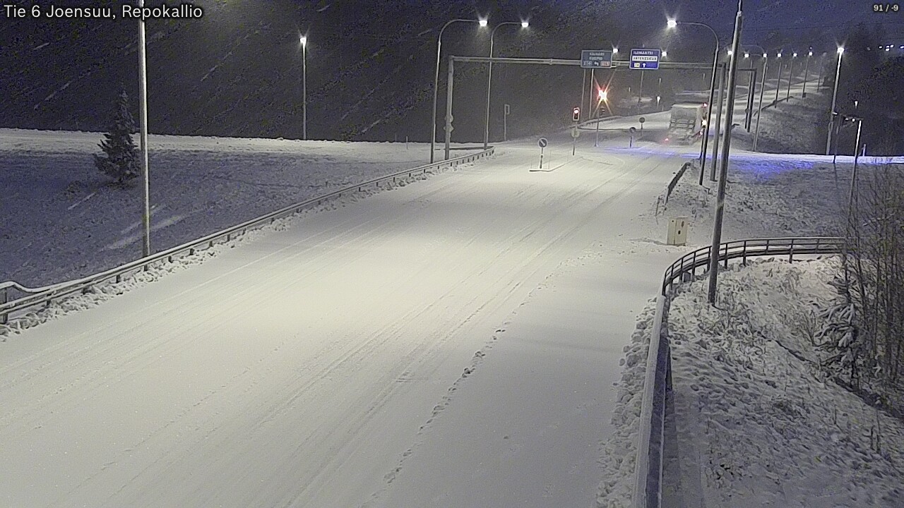 Kelikamerat Kuva Tie 6 Joensuu, Repokallio, Joensuu, Pohjois-Karjala