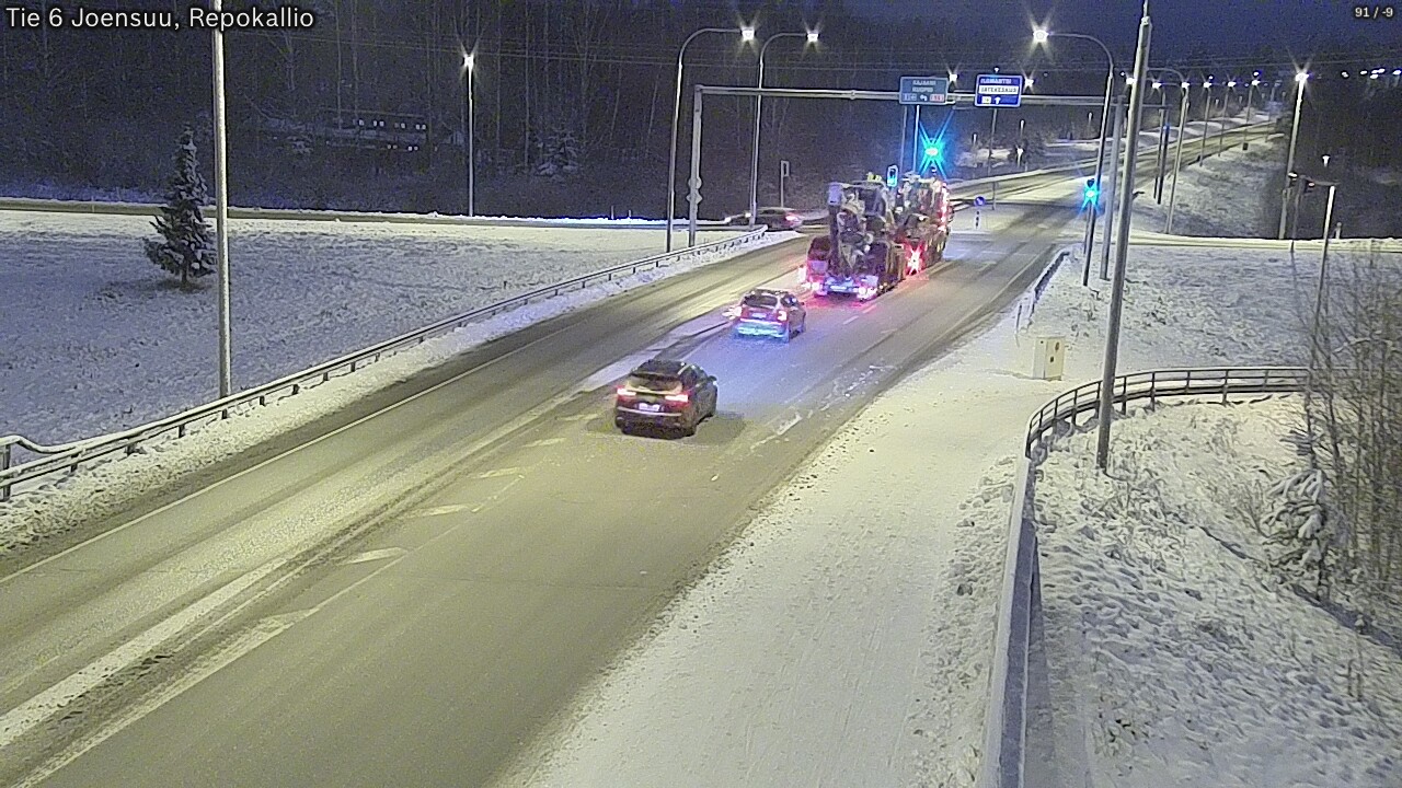 Kelikamerat Kuva Tie 6 Joensuu, Repokallio, Joensuu, Pohjois-Karjala