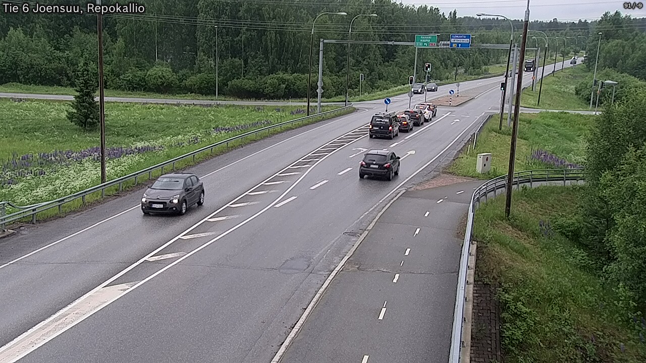 Kelikamerat Kuva Tie 6 Joensuu, Repokallio, Joensuu, Pohjois-Karjala