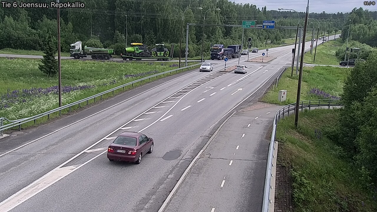Kelikamerat Kuva Tie 6 Joensuu, Repokallio, Joensuu, Pohjois-Karjala