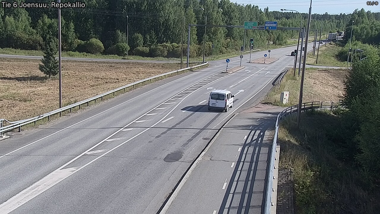 Kelikamerat Kuva Tie 6 Joensuu, Repokallio, Joensuu, Pohjois-Karjala