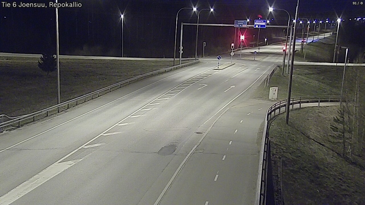 Weather Camera Image Väg 6 Joensuu, Repokallio, Joensuu, Pohjois-Karjala