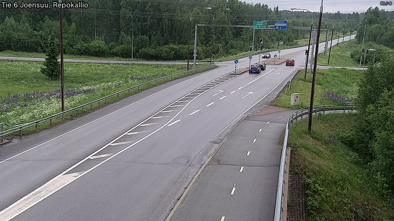 Kelikamerat Kuva Tie 6 Joensuu, Repokallio, Joensuu, Pohjois-Karjala
