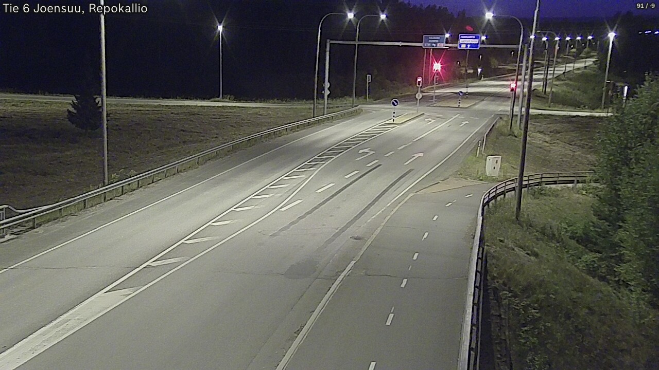 Weather Camera Image Road 6 Joensuu, Repokallio, Joensuu, Pohjois-Karjala