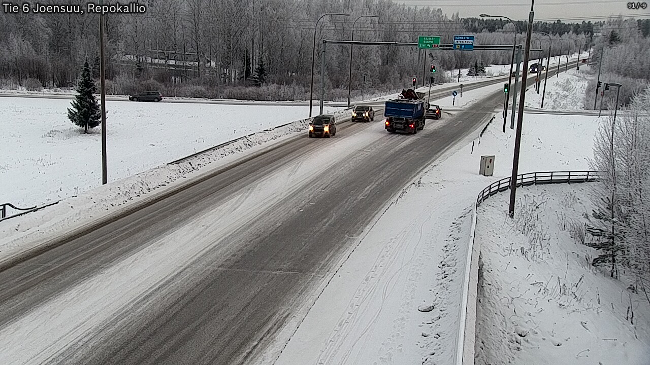 Kelikamerat Kuva Tie 6 Joensuu, Repokallio, Joensuu, Pohjois-Karjala