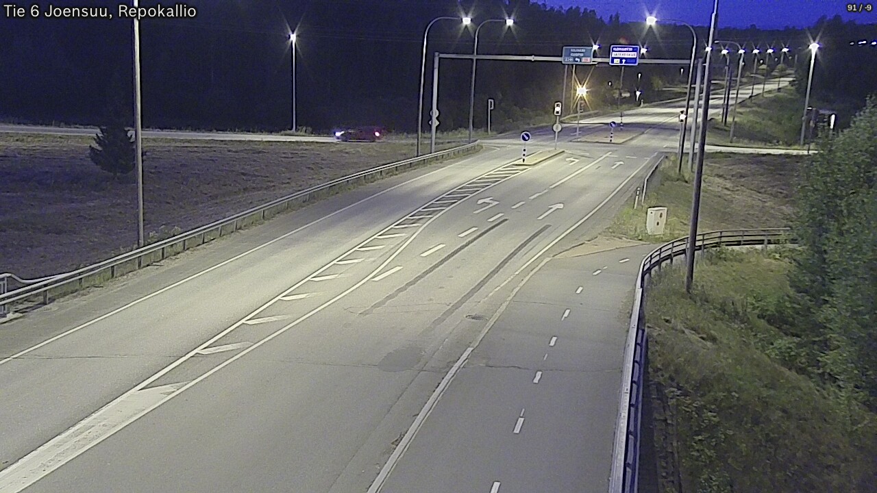Weather Camera Image Road 6 Joensuu, Repokallio, Joensuu, Pohjois-Karjala