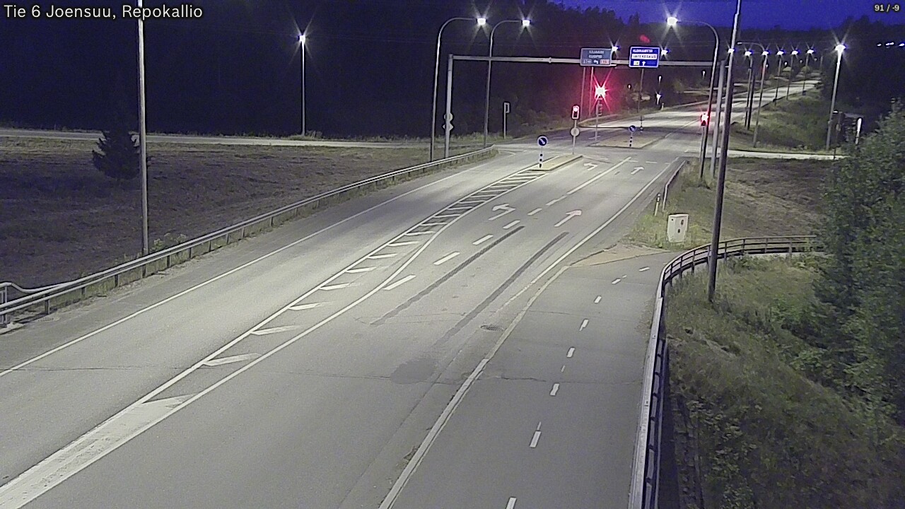 Weather Camera Image Road 6 Joensuu, Repokallio, Joensuu, Pohjois-Karjala