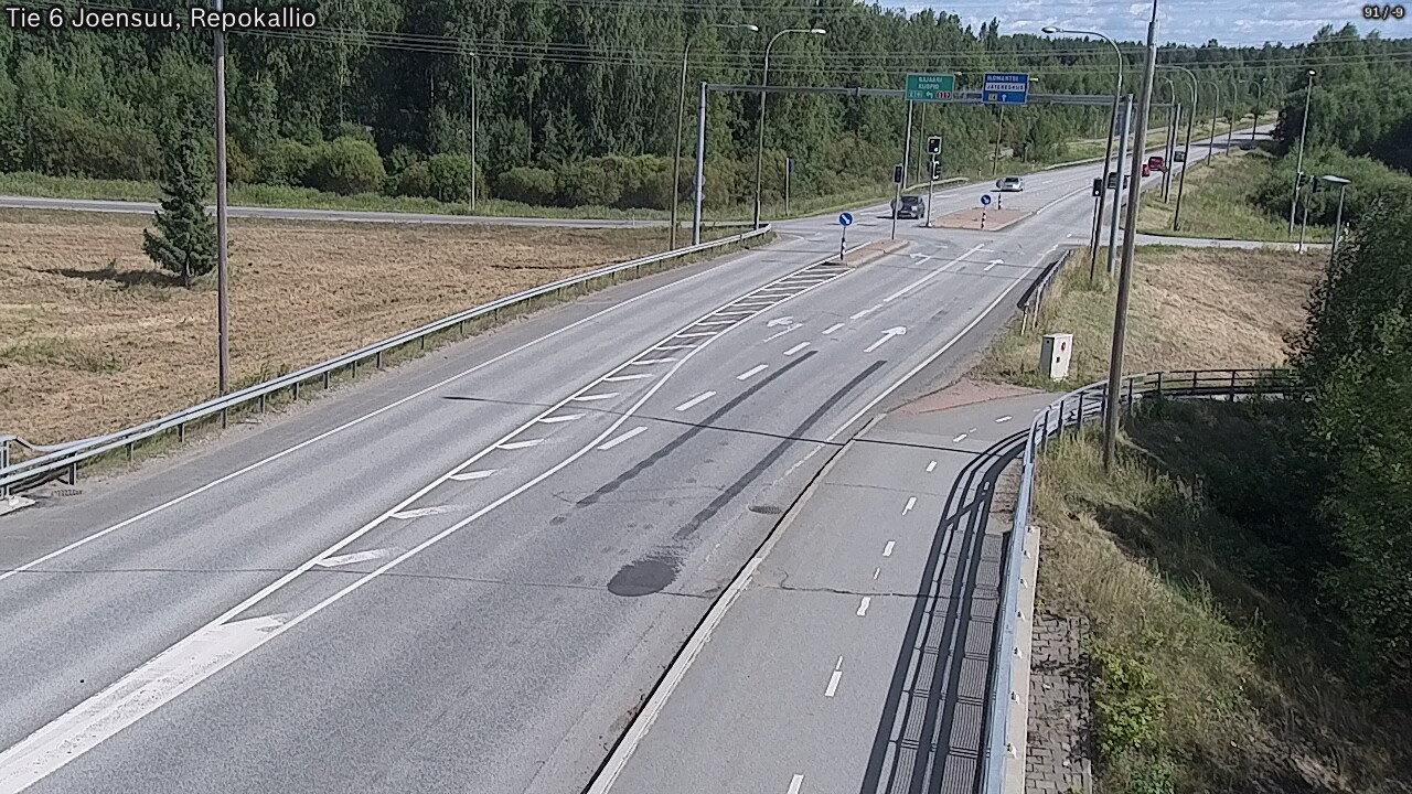 Weather Camera Image Road 6 Joensuu, Repokallio, Joensuu, Pohjois-Karjala