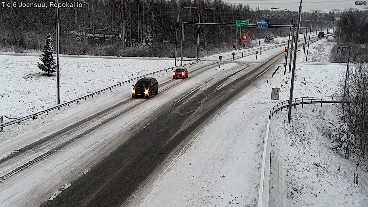 Kelikamerat Kuva Tie 6 Joensuu, Repokallio, Joensuu, Pohjois-Karjala