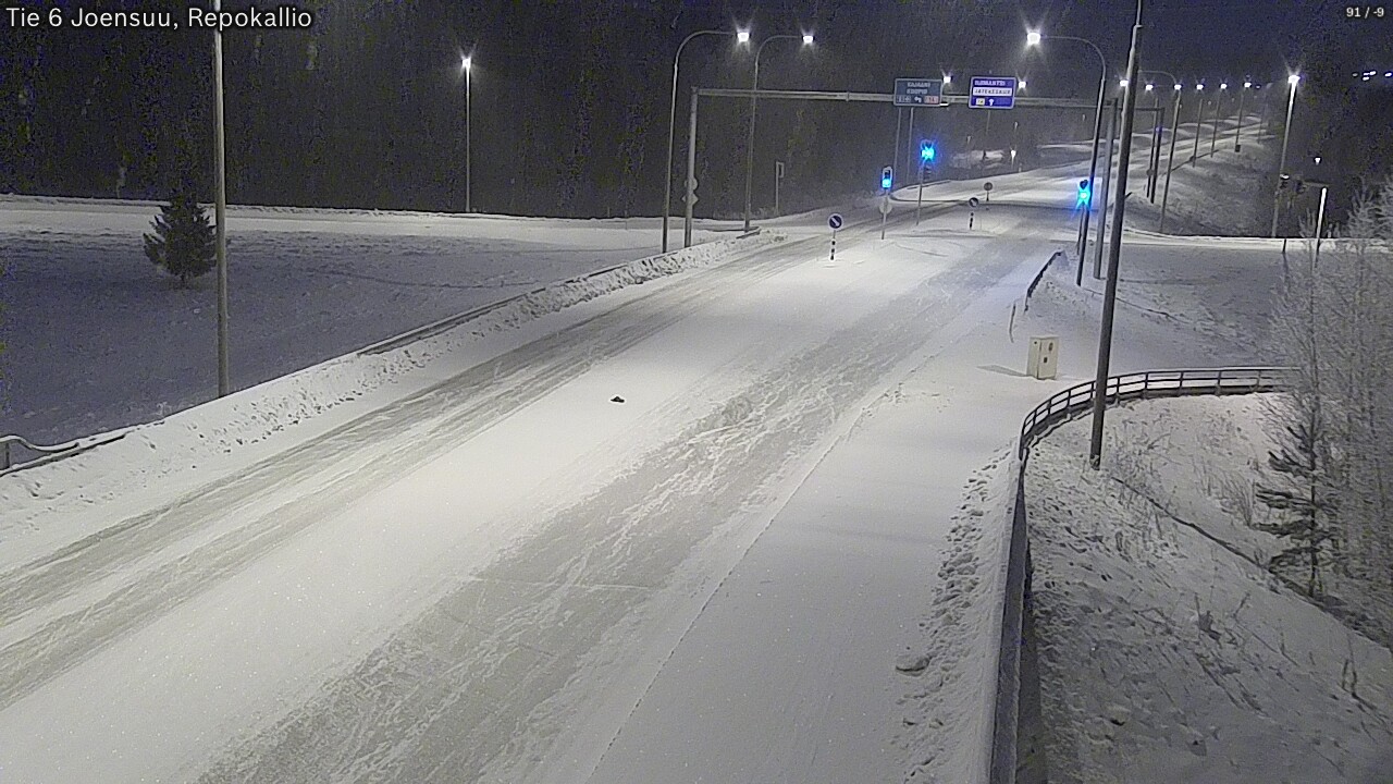 Kelikamerat Kuva Tie 6 Joensuu, Repokallio, Joensuu, Pohjois-Karjala